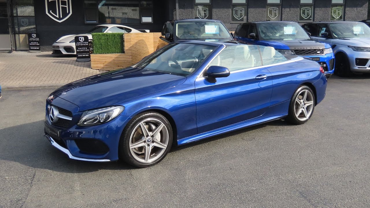 2017 Mercedes-Benz C220d Cabriolet AMG Line (Premium Plus) - Start up and full vehicle tour
