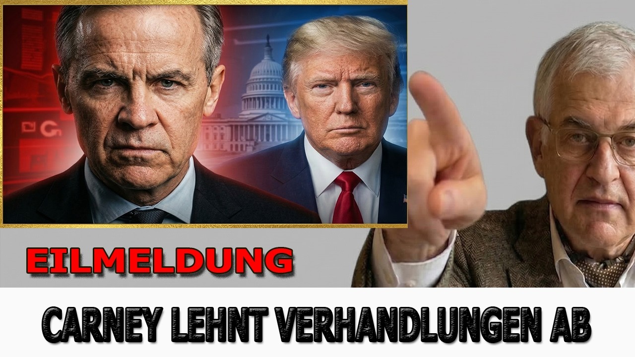 Vor 1 Minute: Trump in Panik – Carney lehnt Gespräche ab, Kanada schlägt hart zurück!