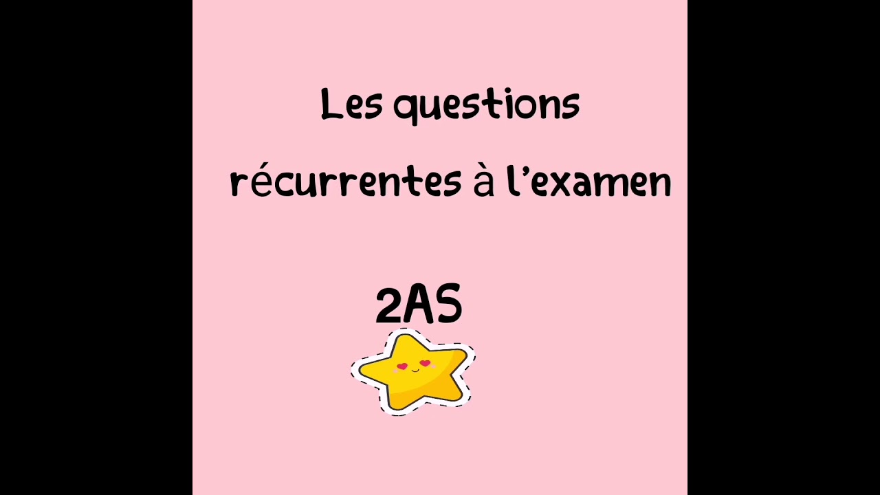 2 AS  اسئلة الفرنسية في  اختبار  الفصل الأول .  Les questions données à la compositions.😻