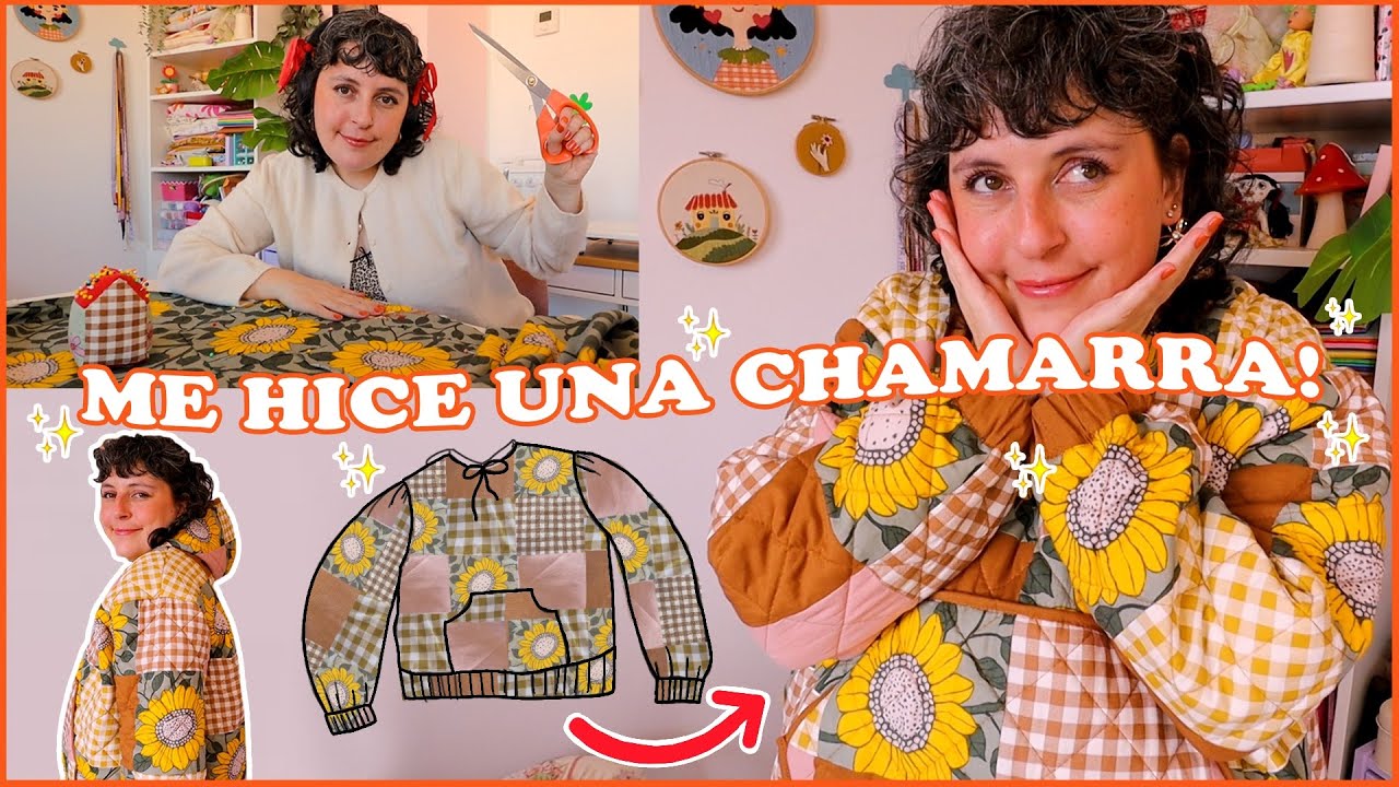 BOMBER JACKET - SUDADERA TECNICA PATCHWORK! - PASO A PASO