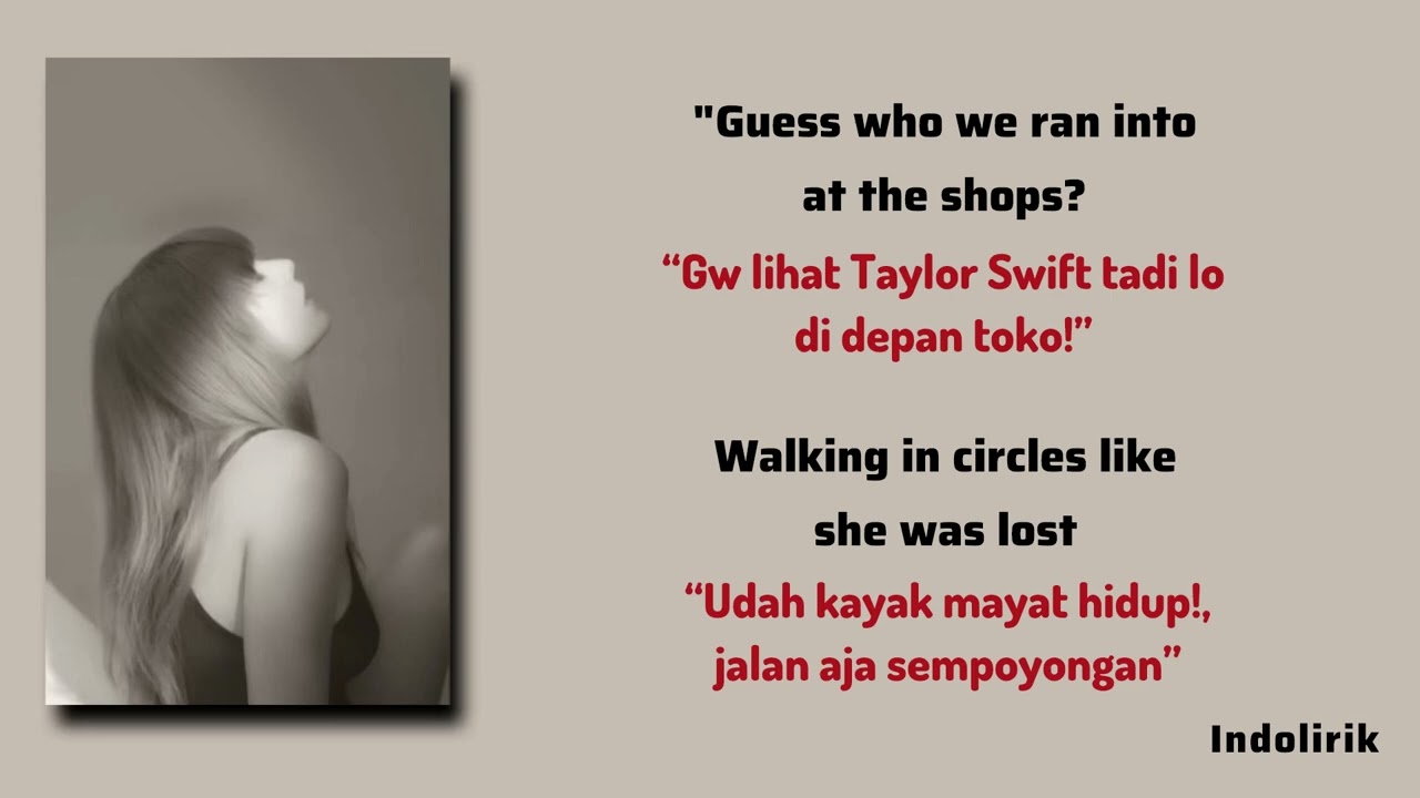 Taylor Swift &ndash; How Did It End? | Lirik Terjemahan