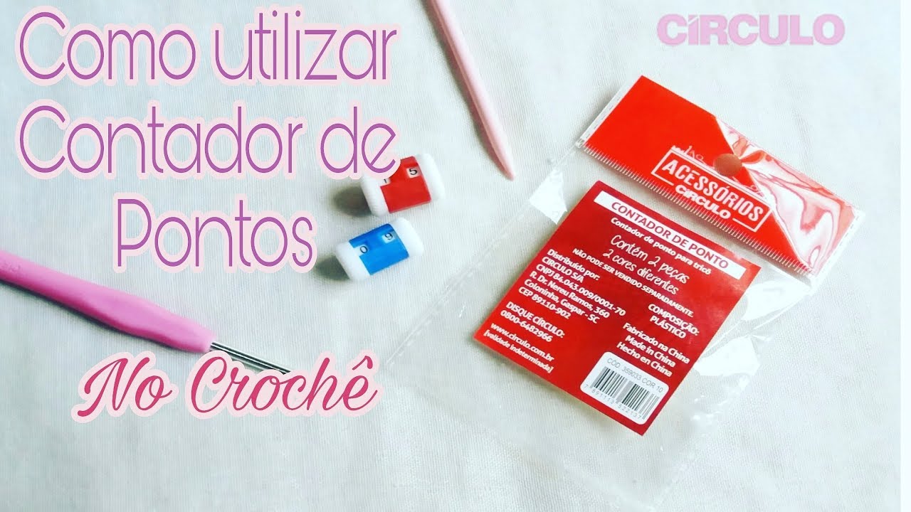Como utilizar Contador de Pontos No Crochê