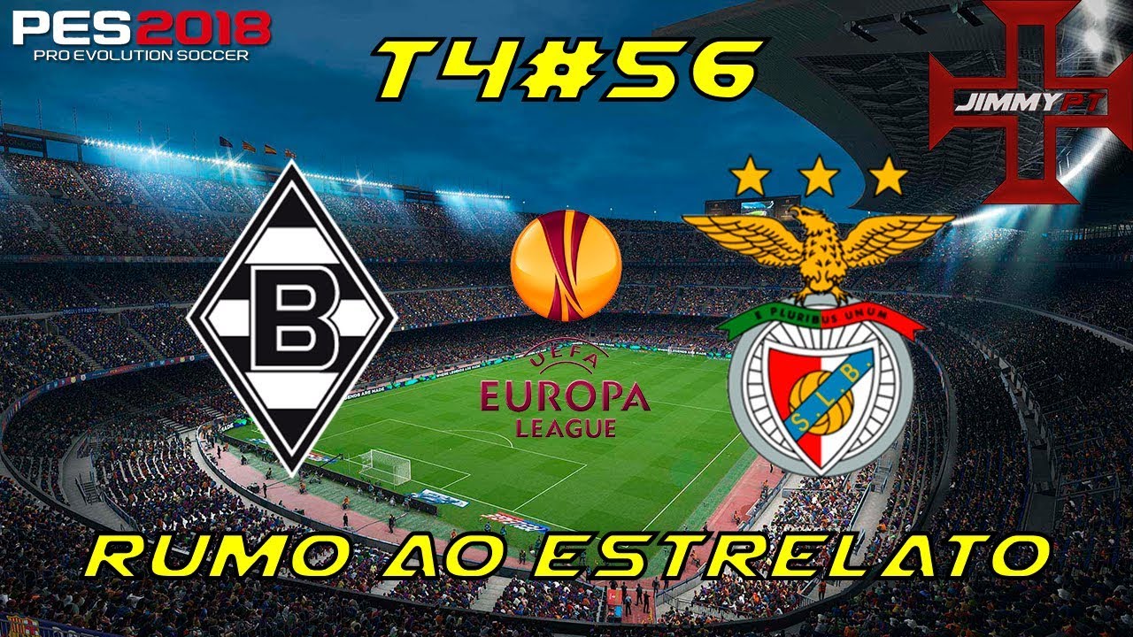 PES 2018 Rumo ao Estrelato #56 Liga Europa Borussia MG vs Benfica