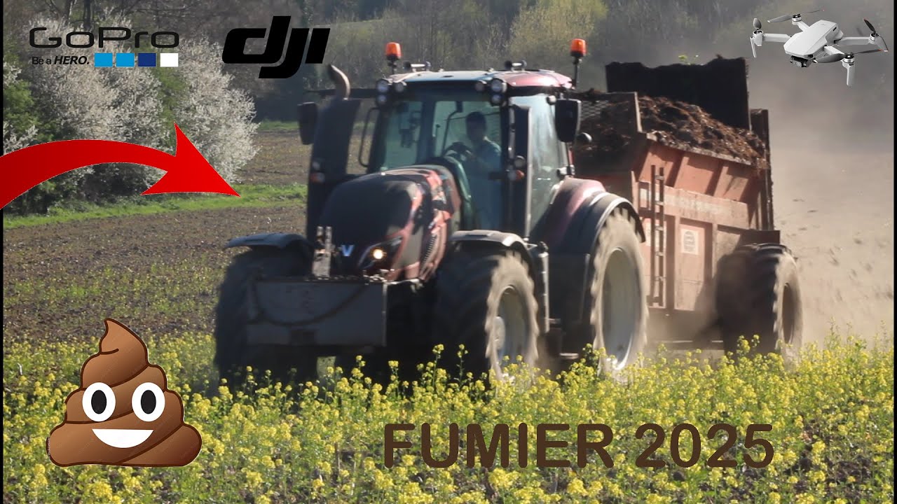 épandage de FUMIER 2025 en BRETAGNE / ETA Cuziat Gourio