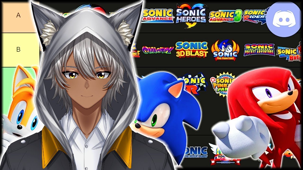 Sonic Discord создаёт список игр Sonic Tier List | Sleepy Reacts