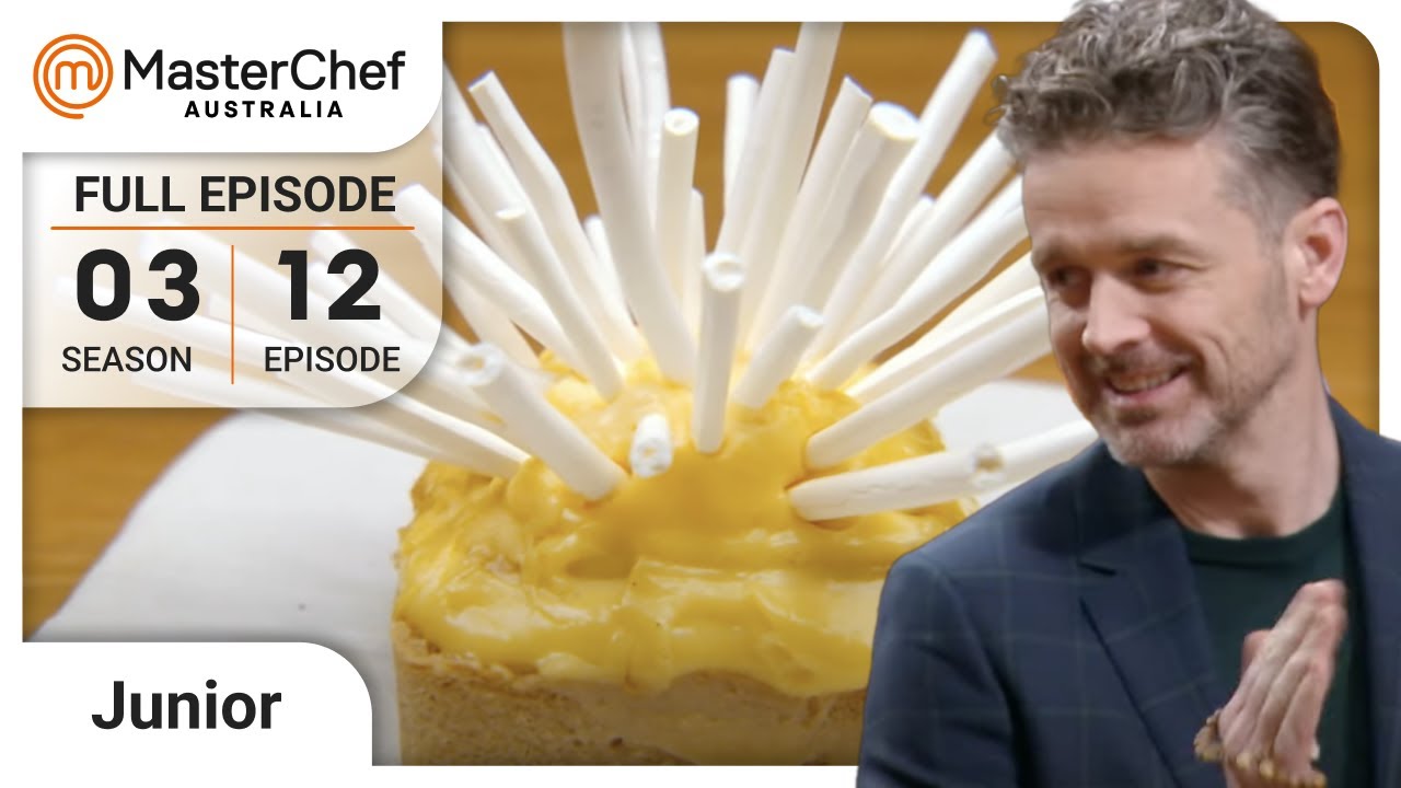 Crispy Meringue Sticks Technique | MasterChef Australia Junior | S03 E12