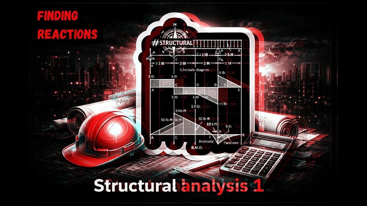 Structural Analysis1 - Finding reactions || تحليل اٍنشائي1