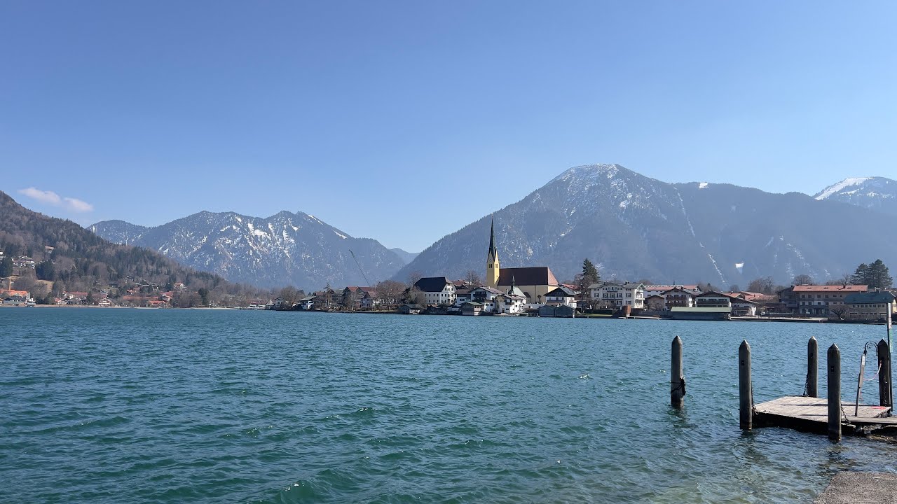 LIVE Lake Tegernsee Round Walk Pt. 3: Bad Wiessee to Rottach-Egern, Bavaria, Germany 