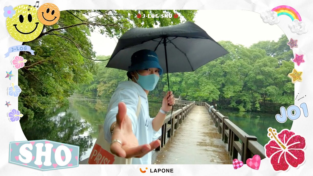 [J-LOG] JO1'S VLOG 與那城奨 ｜猫カフェ｜雨のお散歩