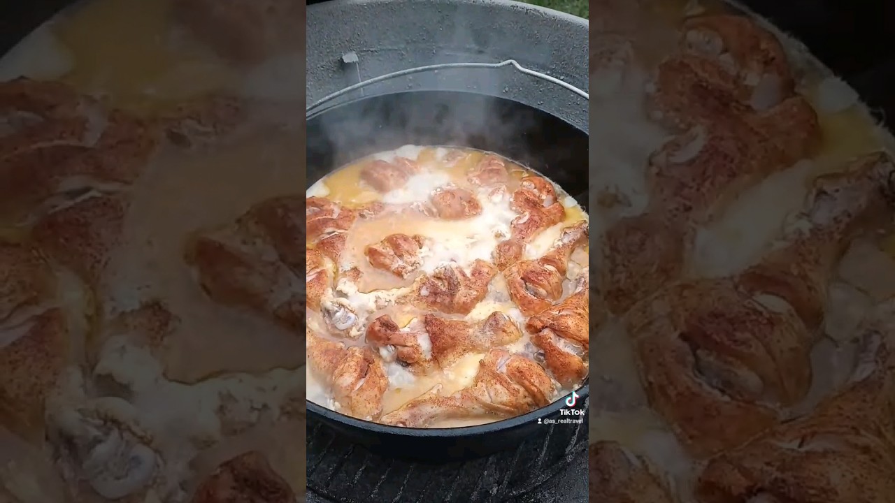 Dopfen - Kartoffelgratin mit H&auml;hnchenschenkel 💯👍😋