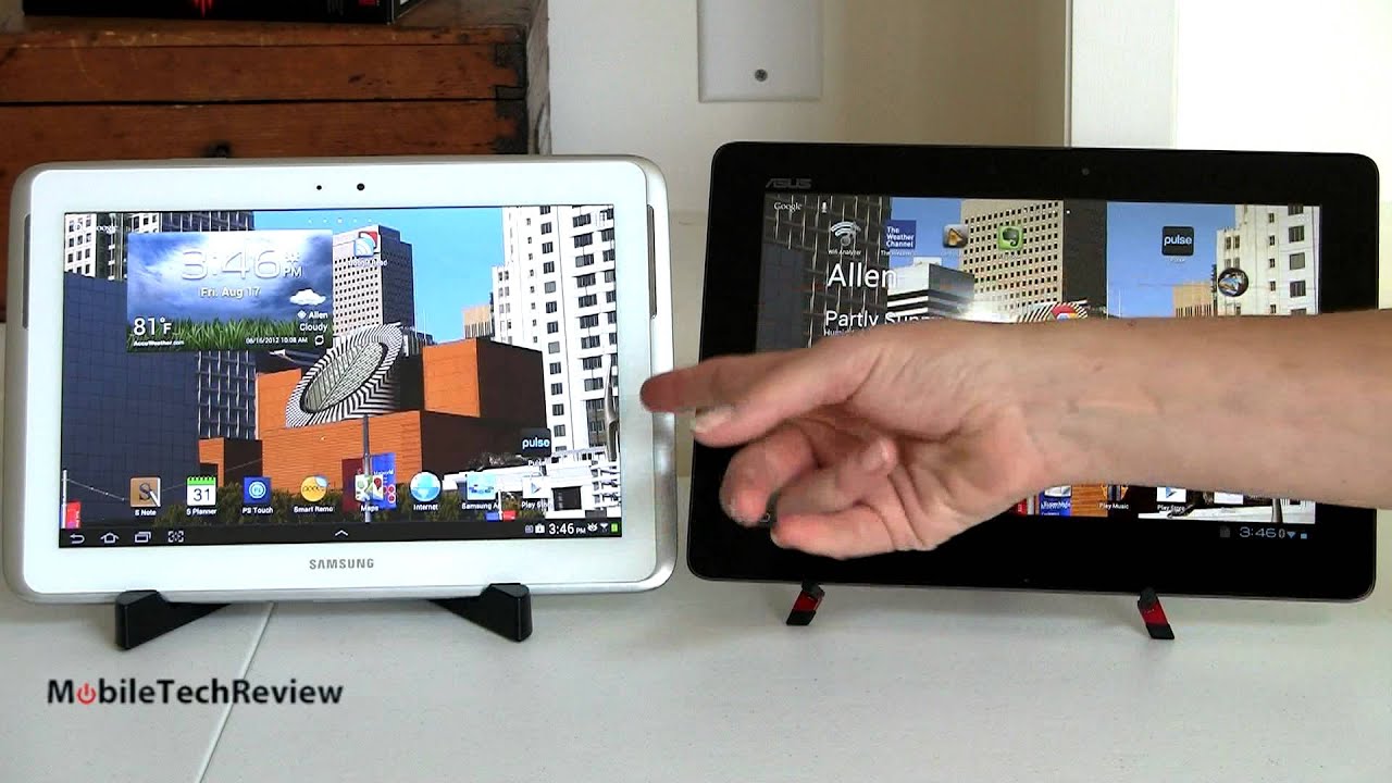 Samsung Galaxy Note 10.1 vs. Asus Transformer Pad Infinity TF700 Comparison Smackdown