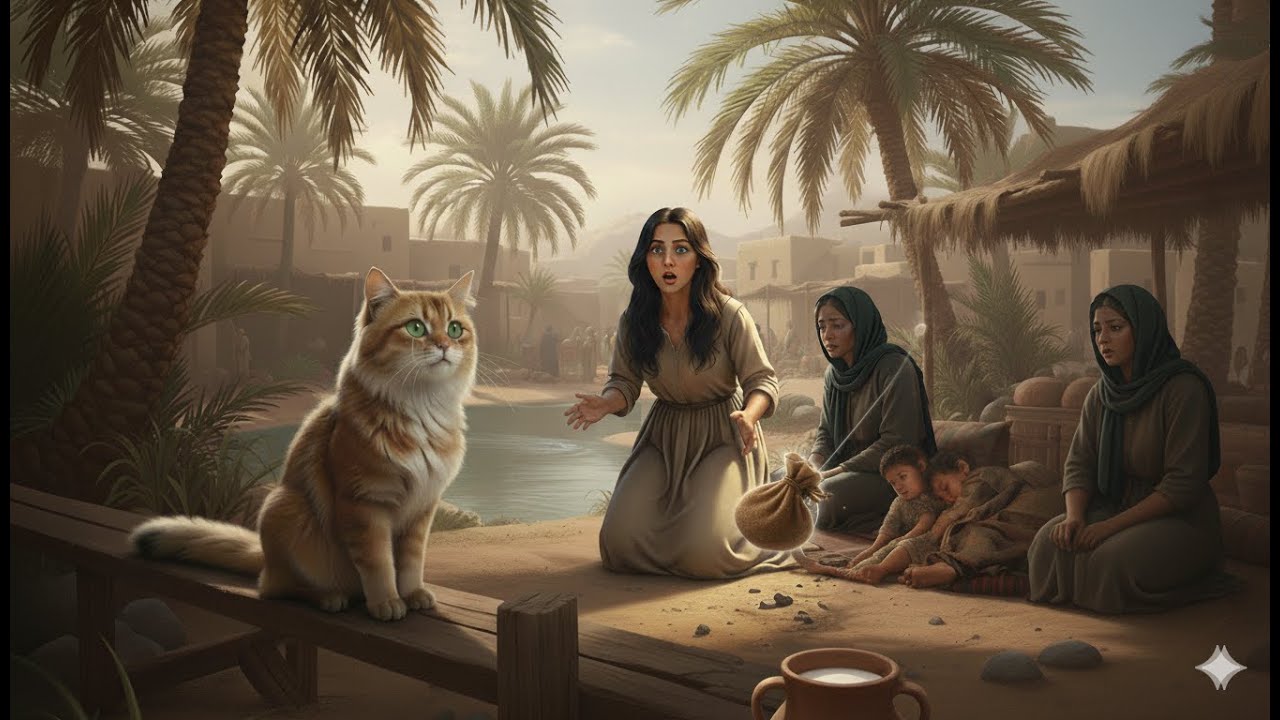 #قصة_بائعة الحليب والقطة الذهبية!!...واللص الخفي الذي يسرق المال؟ حكاية لم تروى بعد
