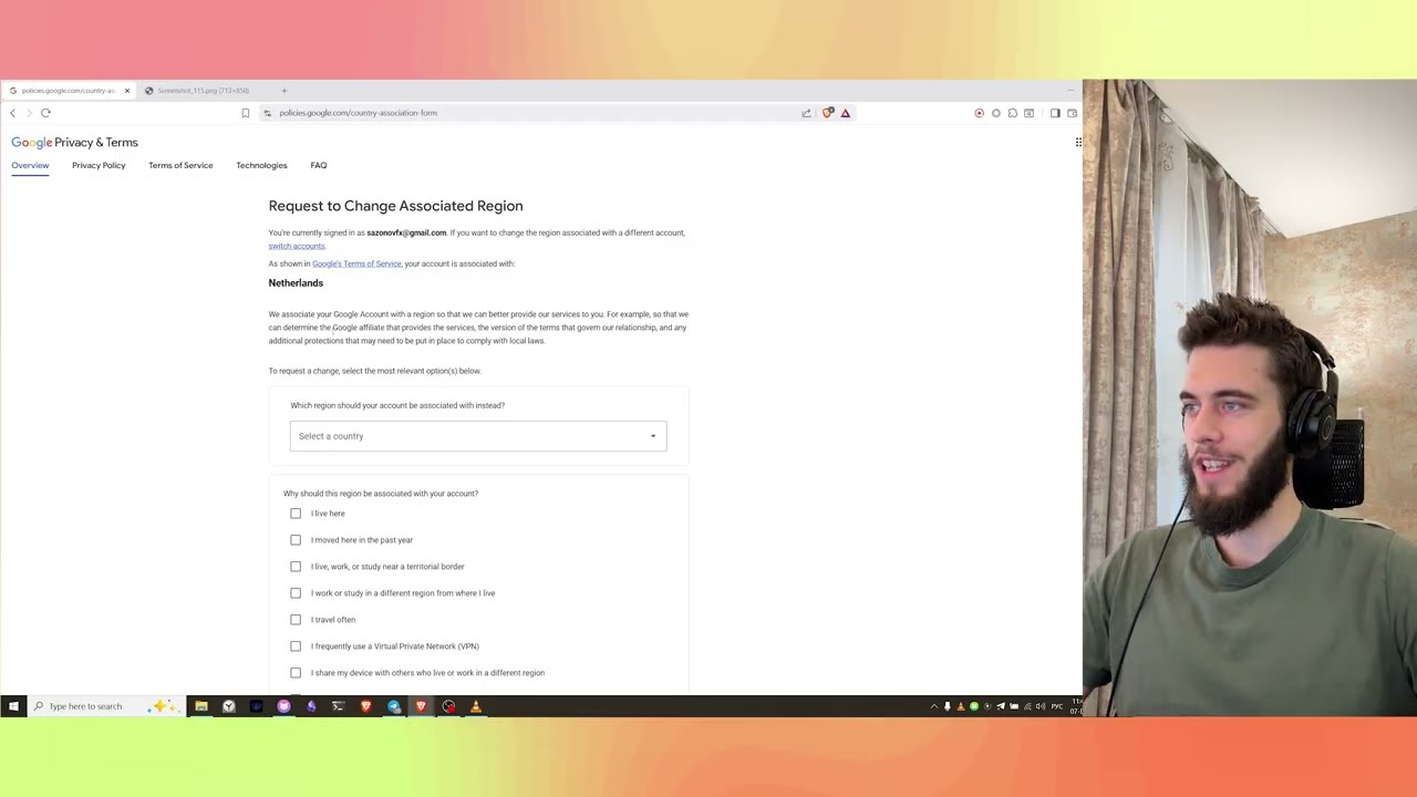 Как изменить свою страну в Google аккаунте и получить доступ к Antigravity?