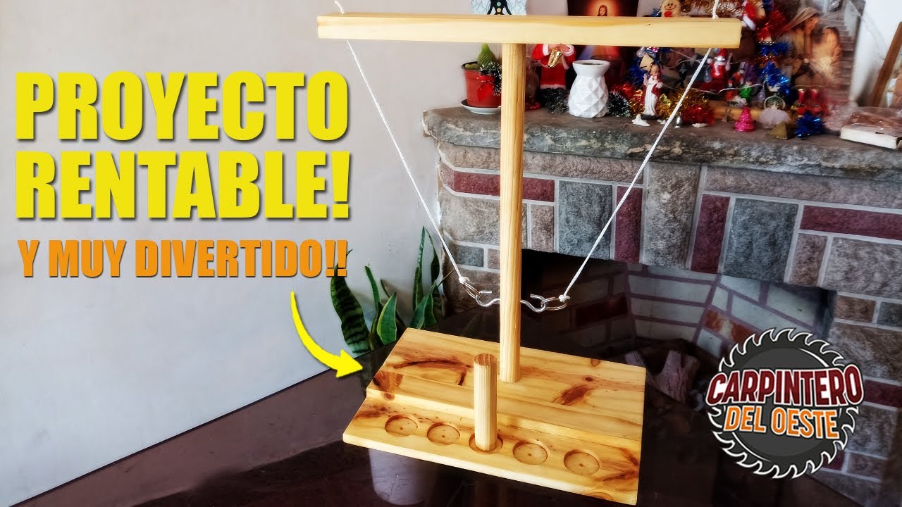 INCREIBLE JUEGO MUY RENTABLE Y FACIL DE HACER PARA VENDER O DIVERTIRSE EN FAMILIA // RING TOSS GAME