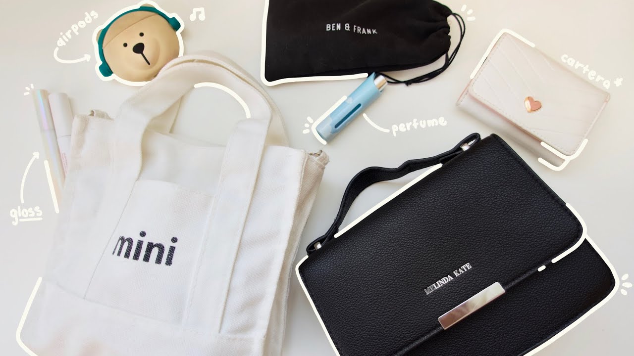 ¿qué llevo en mi bolsa?  🤍 esenciales de diario 👜