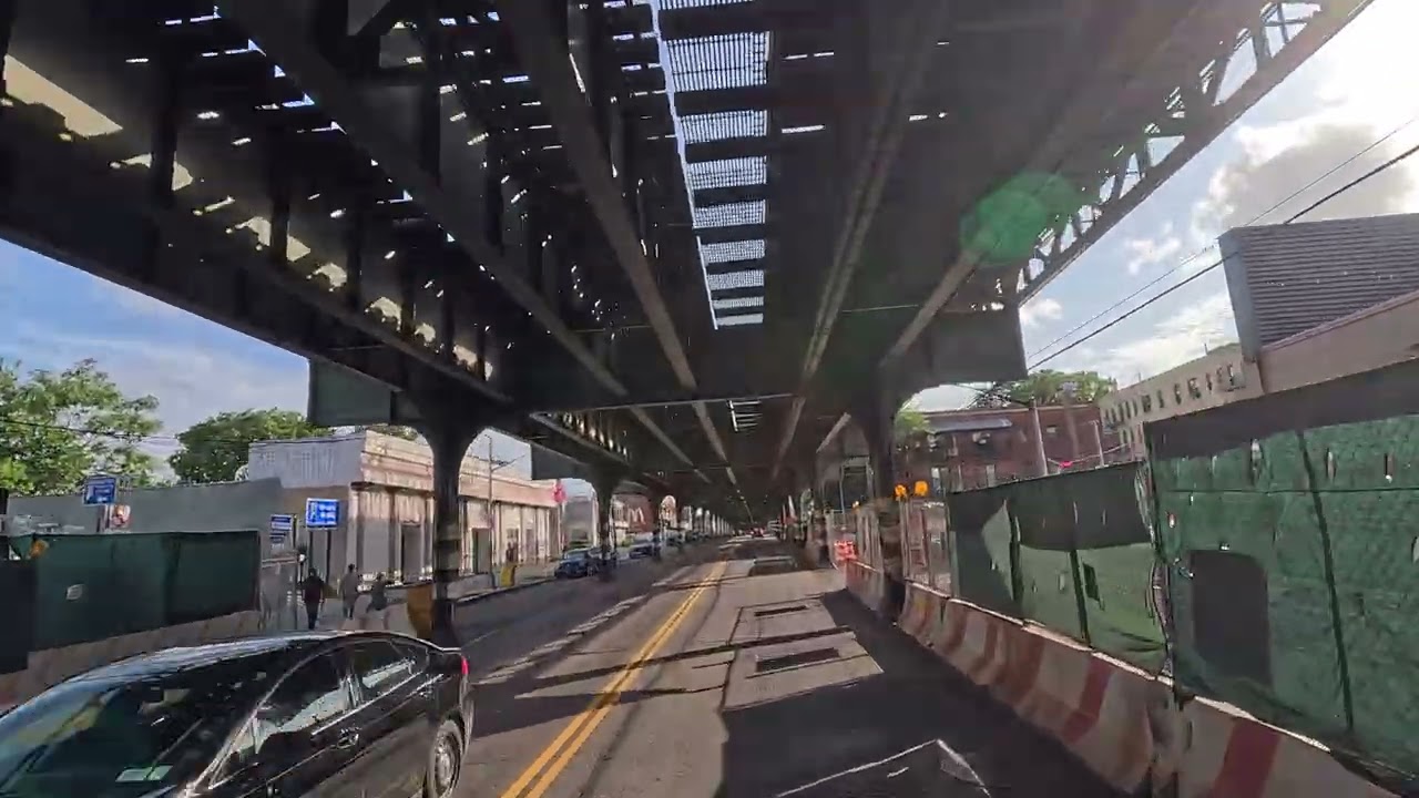 4K Driving from New York City NYC Borough Boro Queens to Manhattan & Back Day Night Time ASMR