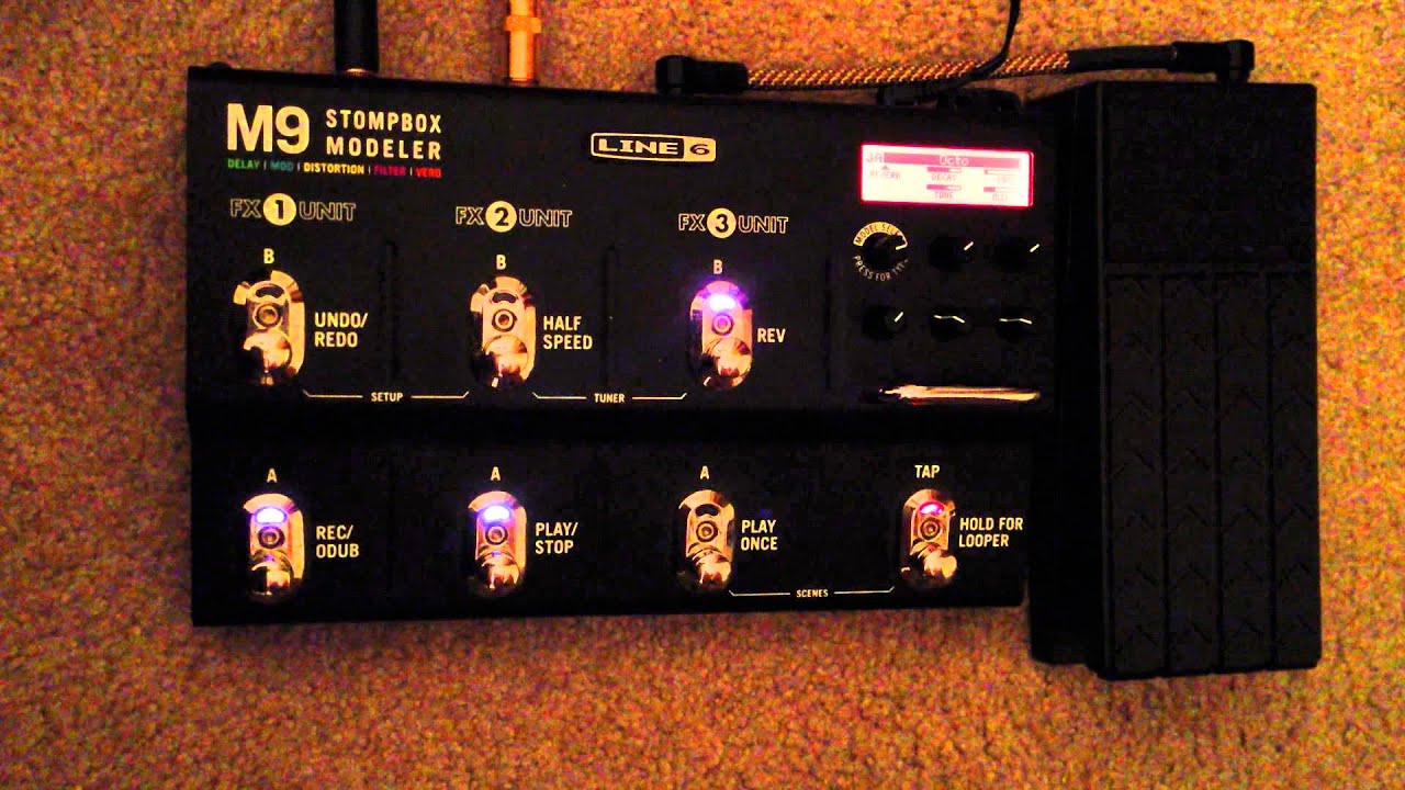 Line 6 M9 - Using Looper as Delay