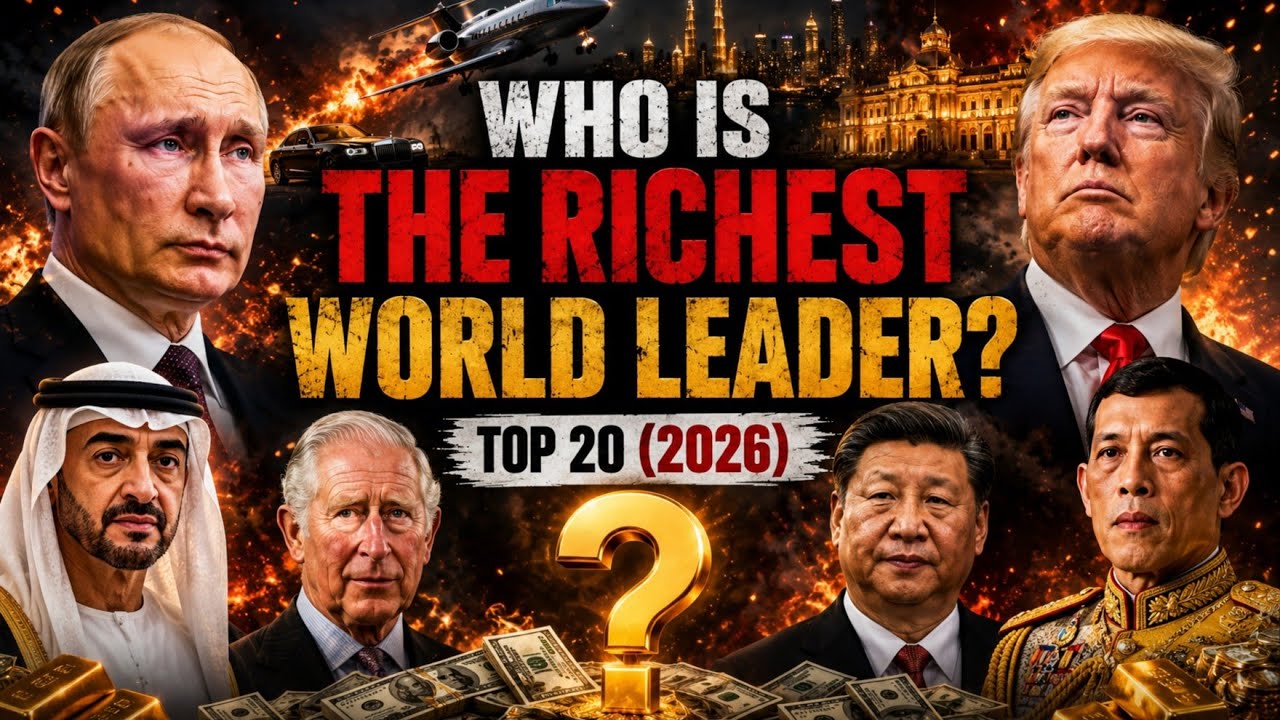 Top 20 Richest World Leaders | Putin, Trump & Kings Compared