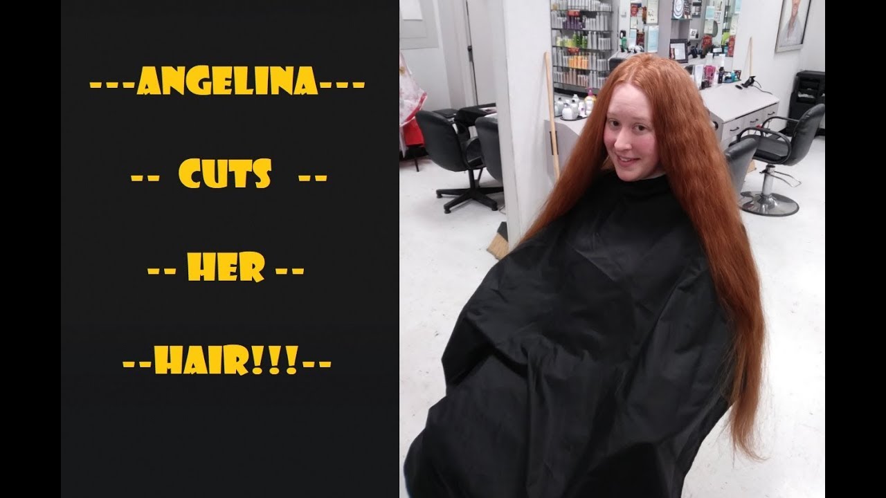 ✂Angelina Donates Her Hair!!✂
