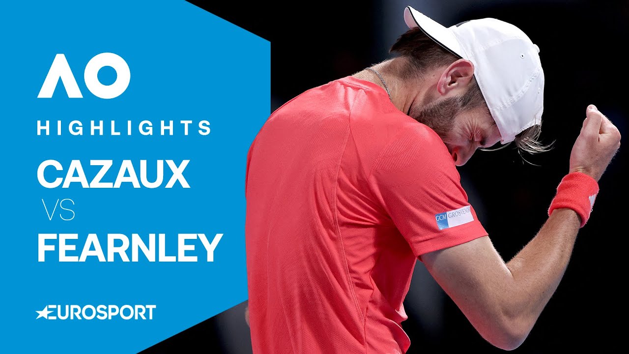 Arthur Cazaux vs Jacob Fearnley | Round Two | Australian Open 2025 Highlights 🇦🇺