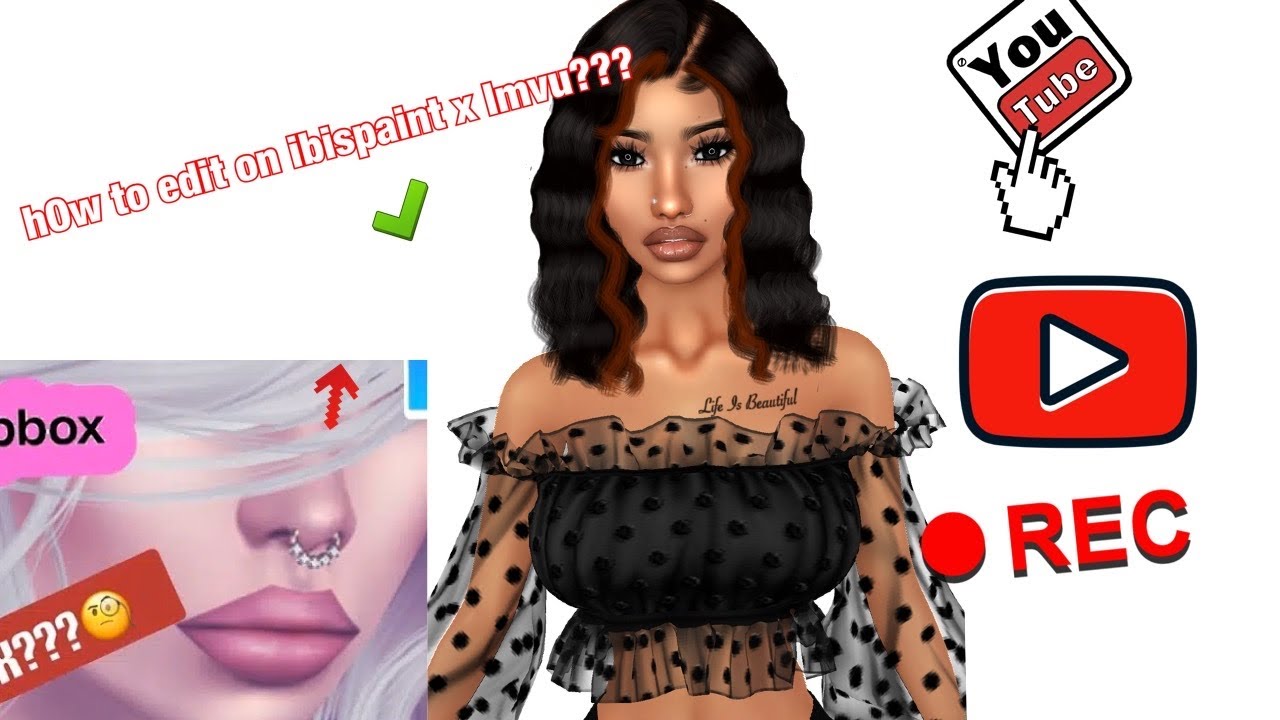 How to edit on Ibispaint x for Imvu