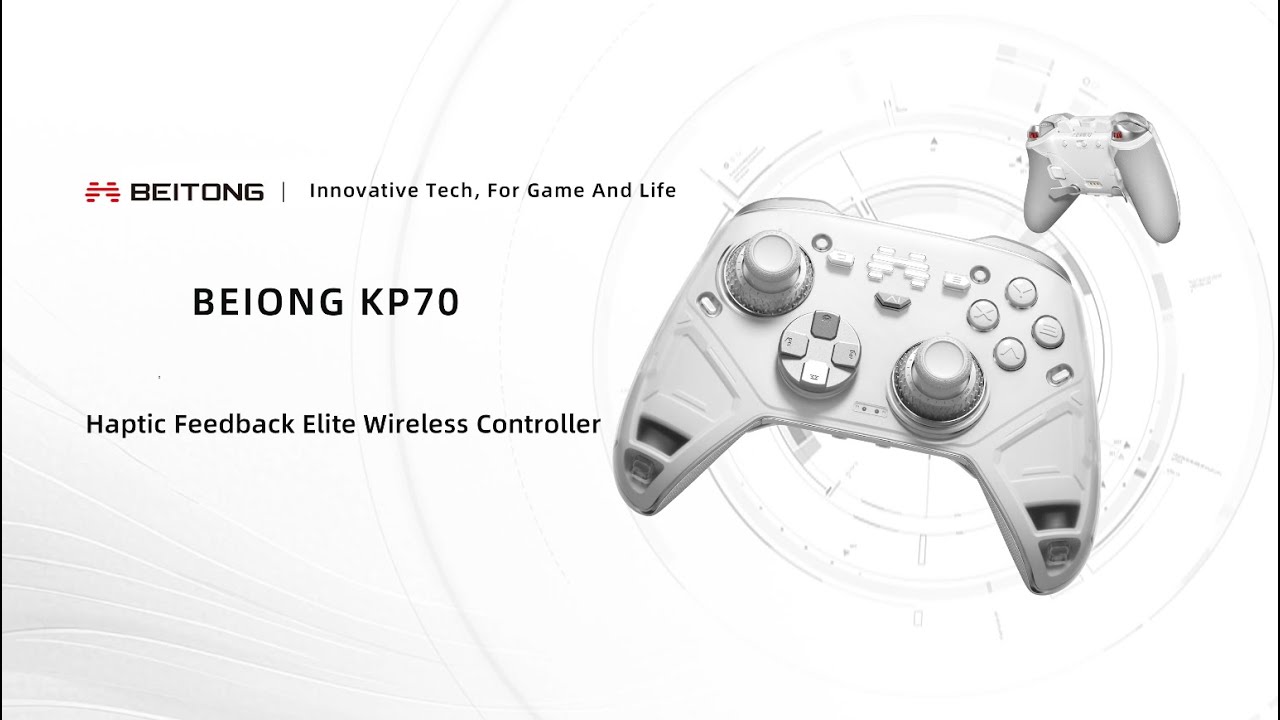BEITONG KP70 Haptic Feedback Elite Wireless Controller