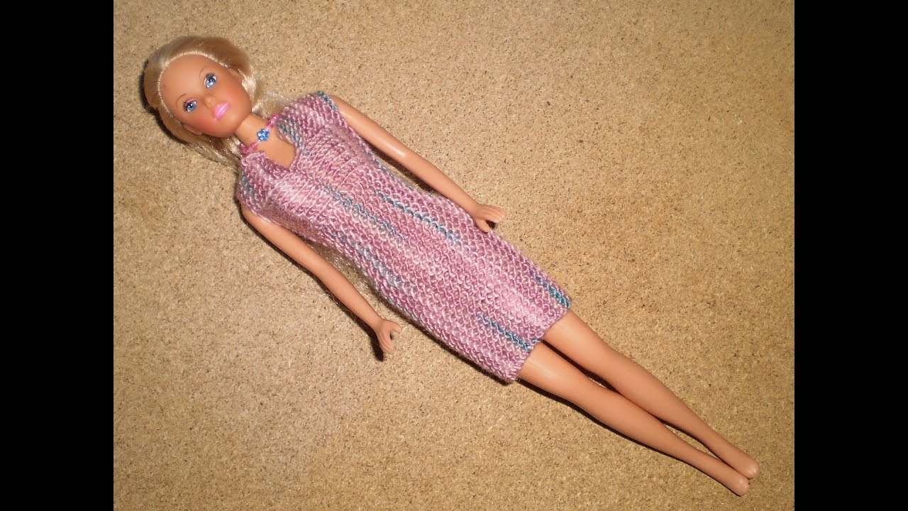 Tuto de robe pour Barbie #handmade #diy #вязание #knitting #tricot #tutorial