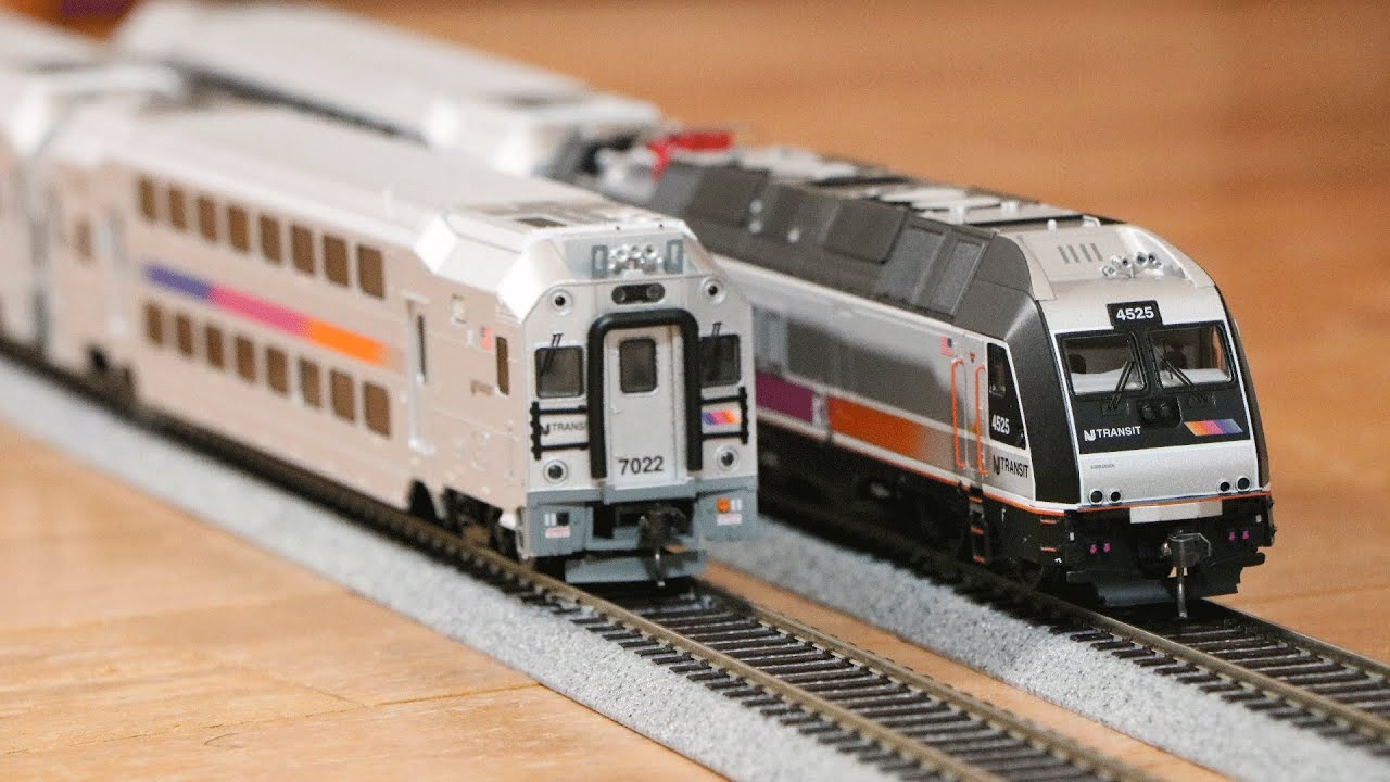 Распаковка поезда NJ Transit Train Atlas в масштабе HO