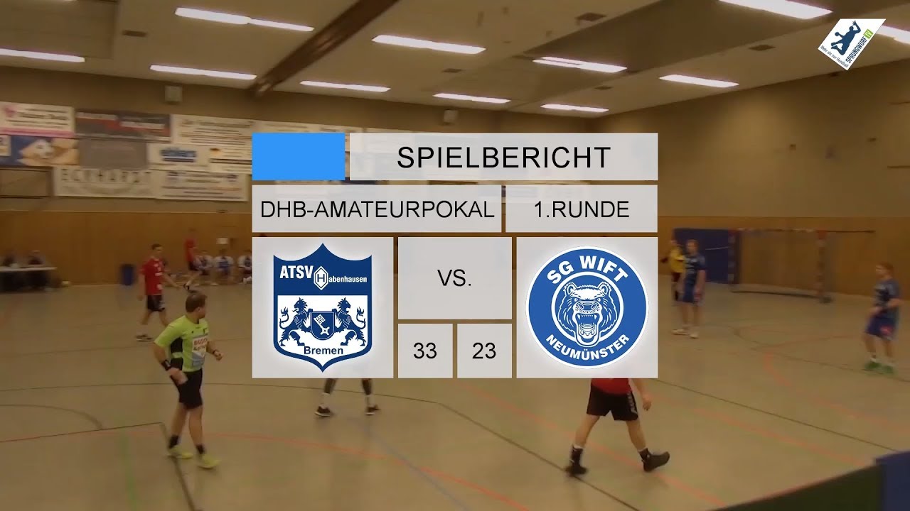 ATSV Habenhausen vs. SG WIFT Neumünster (DHB-Amateurpokal | 18/19) | SPRUNGWURF.TV