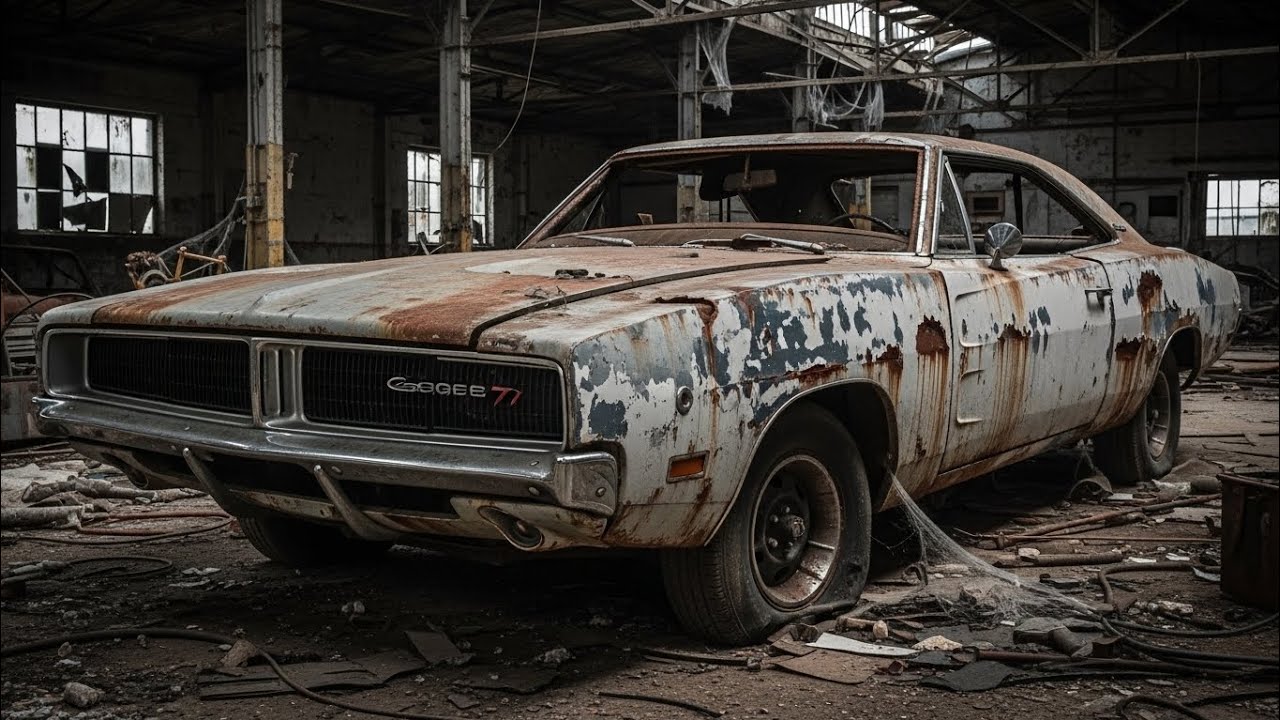 ASMR Car Restoration! 1969 Dodge Charger Full Restoration from Total Disrepair to Looking New