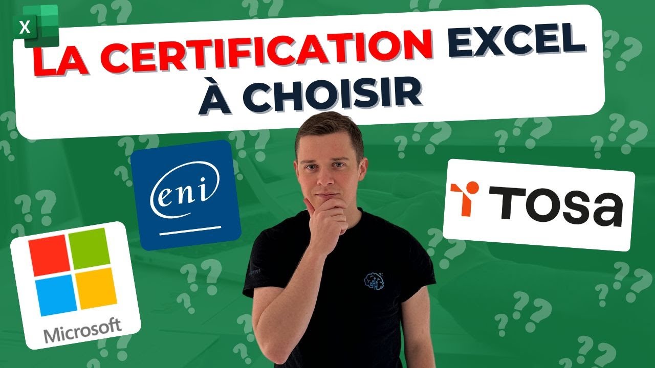 TOSA, ENI ou Microsoft : quelle CERTIFICATION EXCEL est faite pour vous ? 🧐