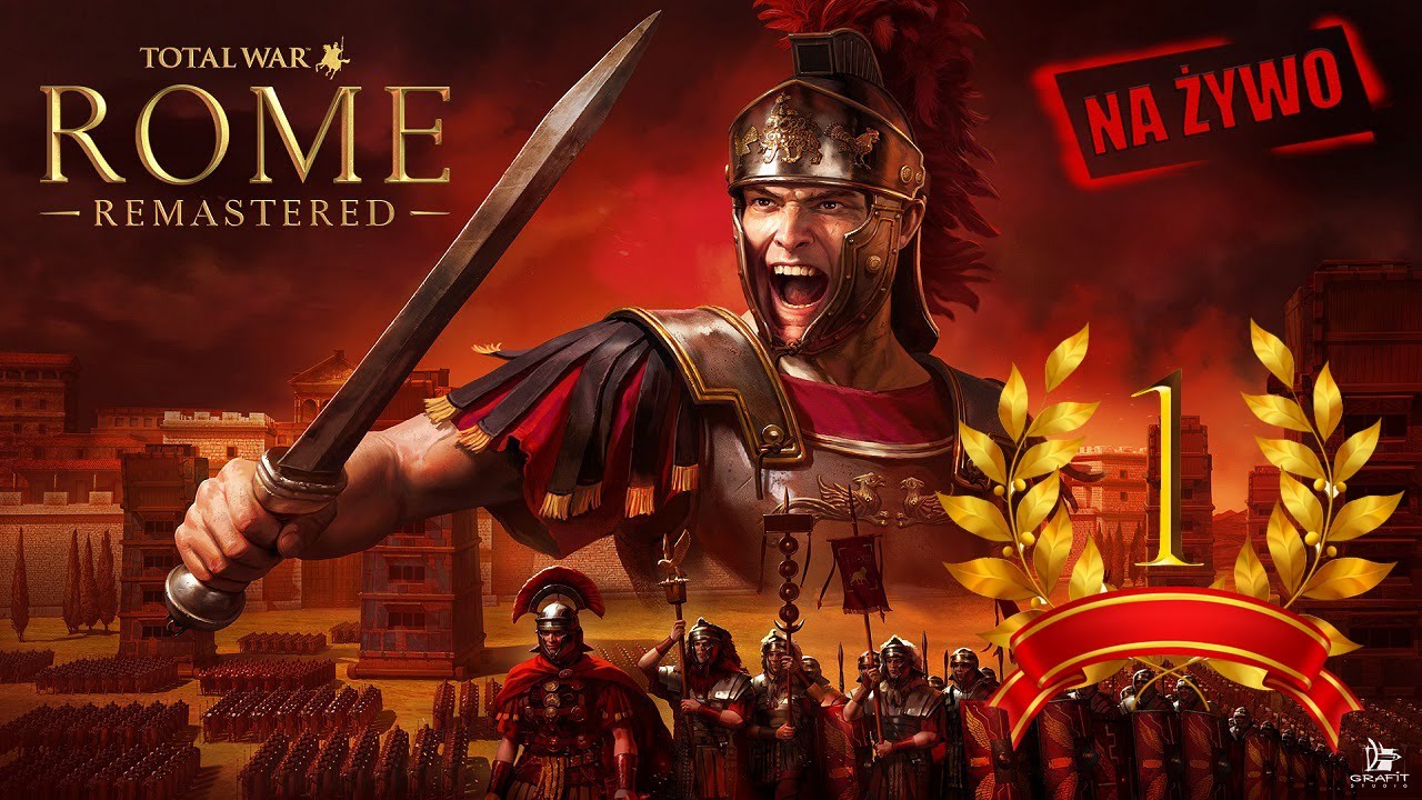 Total War: Rome Remastered - Początek Antycznej Przygody! (Egipt)🔴Stream🔴#1