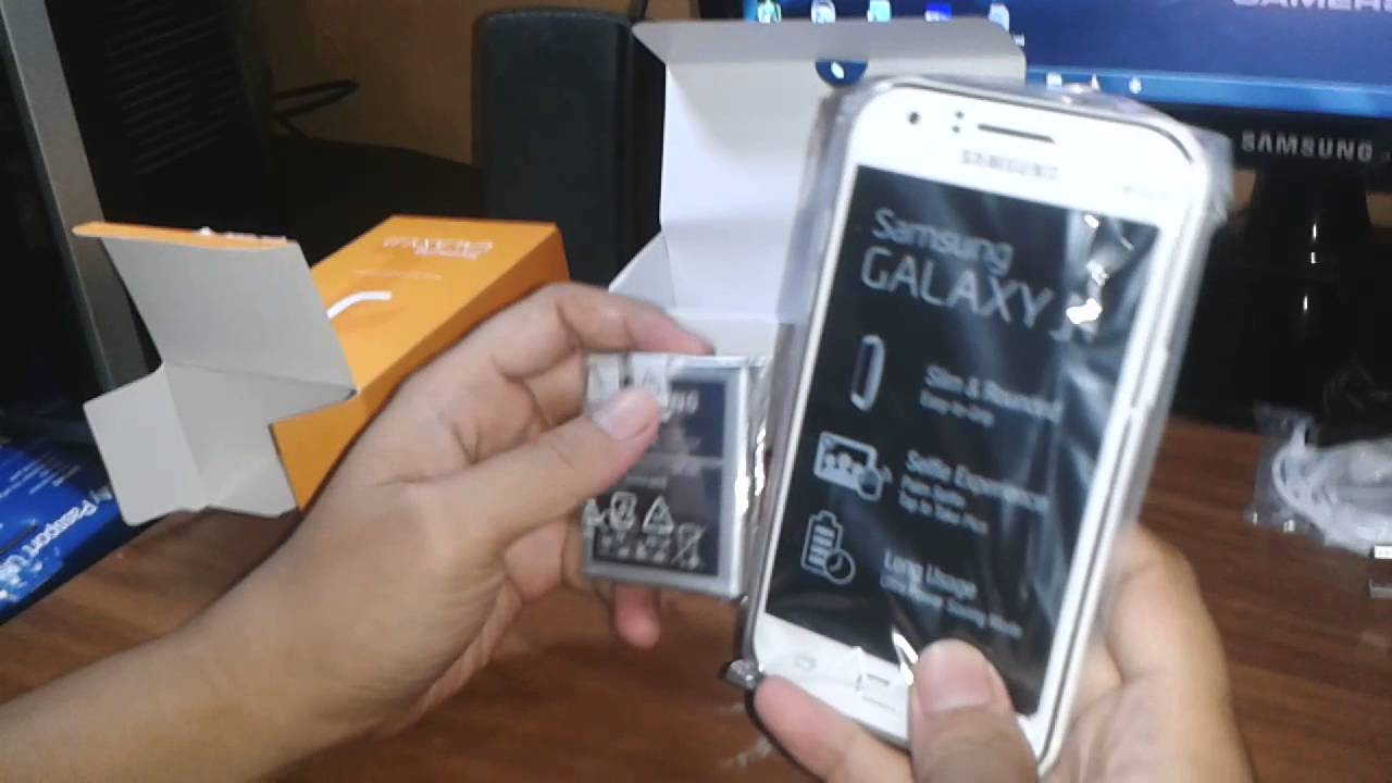 Unboxing Samsung Galaxy J1 - J100H