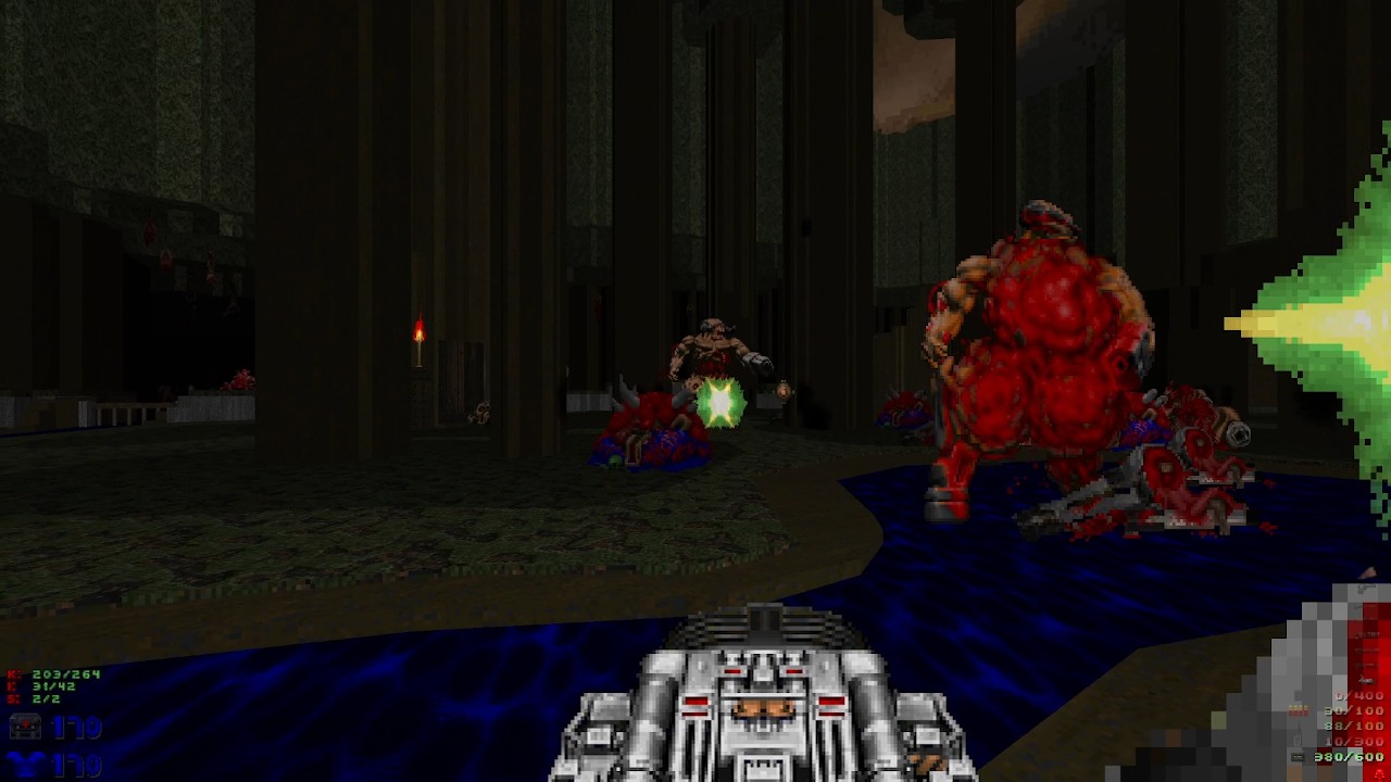 Doom 2: 555 - MAP02 / The Forest in the Abyss