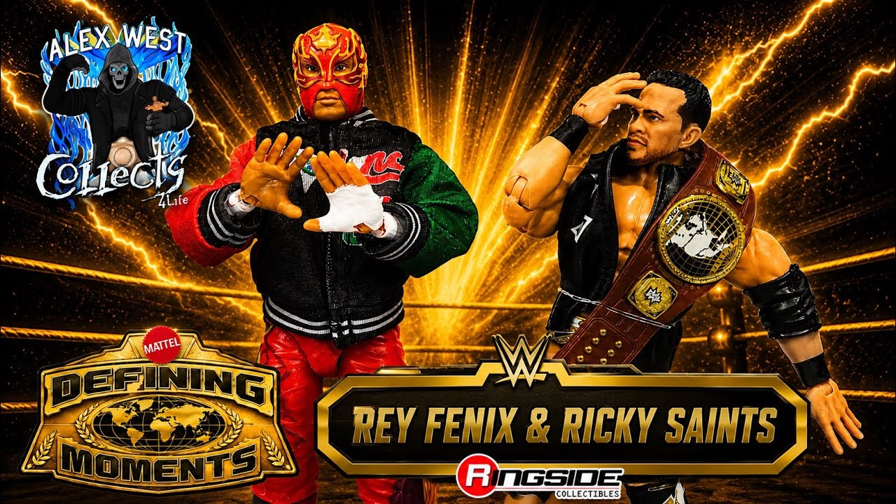 Обзор фигурок WWE Mattel Ringside Defining Moments: Рей Феникс и Рики Сейнтс!