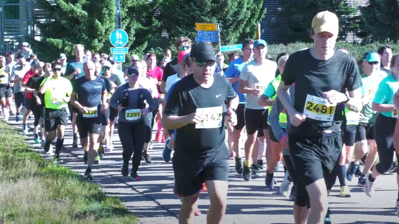 Espoo Rantamaraton 2024 juoksijoita Keilaniemessä 21.9. Osa 1/3