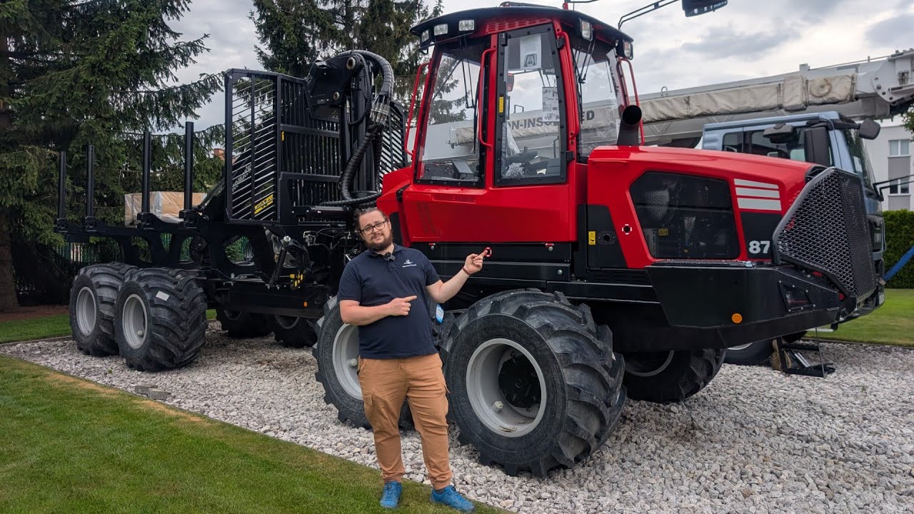 Forwarder Komatsu 875: Dziś niemal największy. Jutro pojedzie na zrywkę bez operatora?
