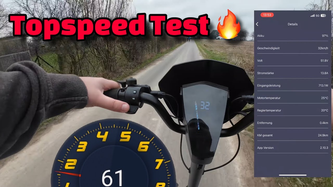 Trittbrett Hilde Topspeed Test 🚀