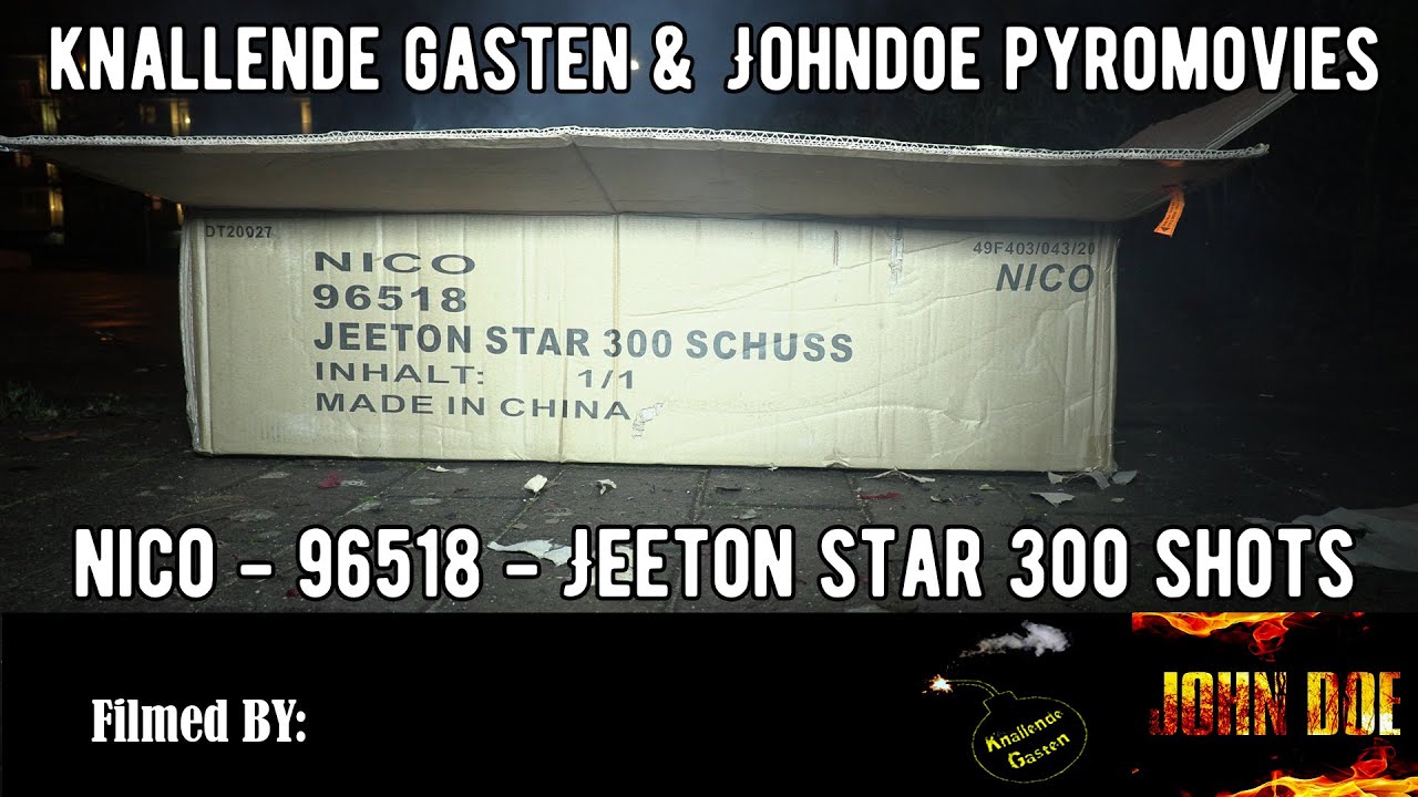 Nico | Jeeton Star 300 shots | 96518 | F4 | 39KG |  Knallende Gasten & Johndoe Pyromovies |