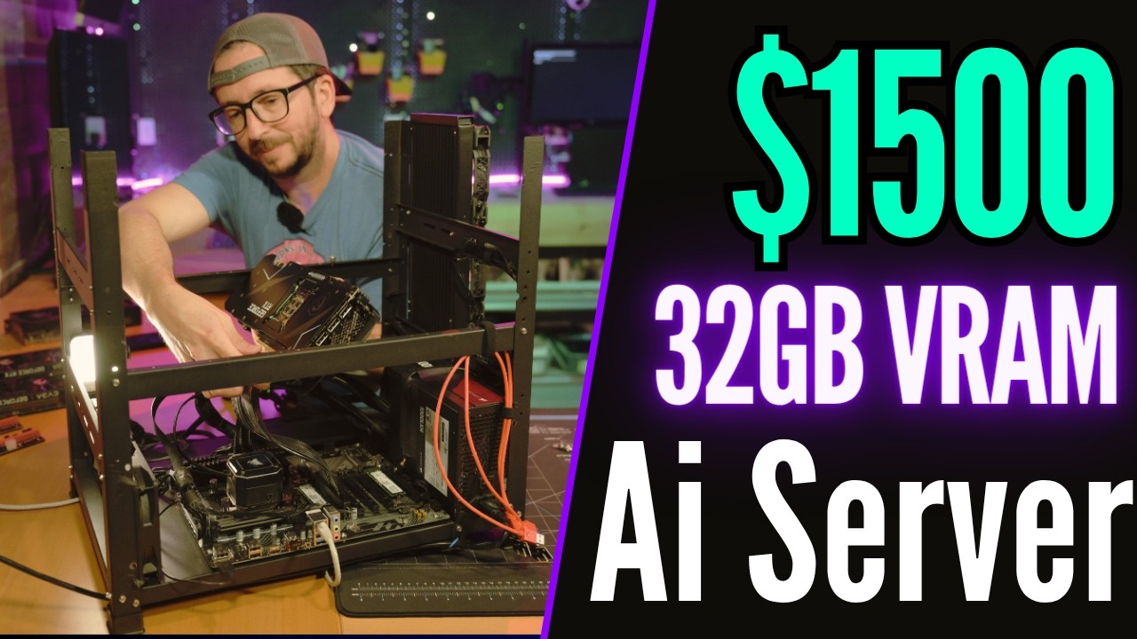 I Built a 32GB AI Server for $1,500