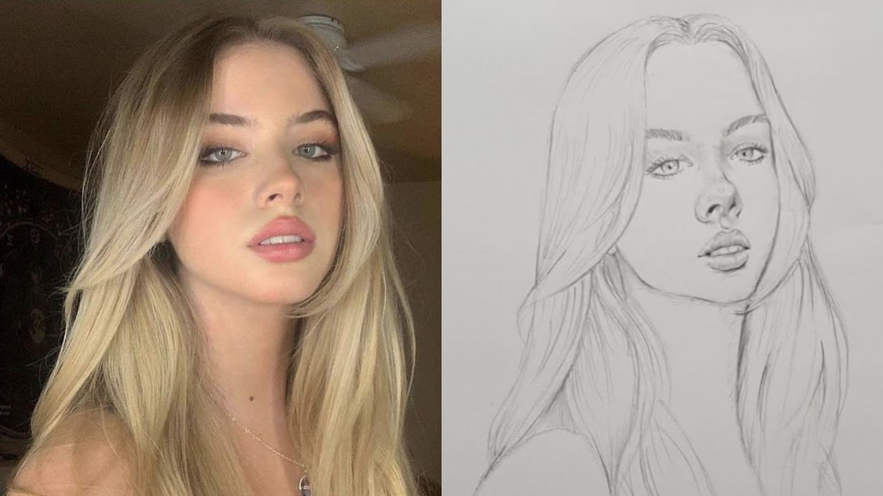 How I draw a face/head using the Loomis method - Step by step | Ep 14