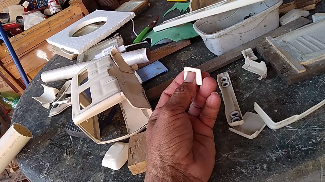 Transição, miniaturas de madeira para PVC, como fazer os moldes.