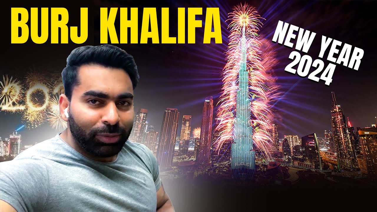 2024 Burj Khalifa Firework 🔥 | 2024 New Year Celebrations | @junaidkaliwala