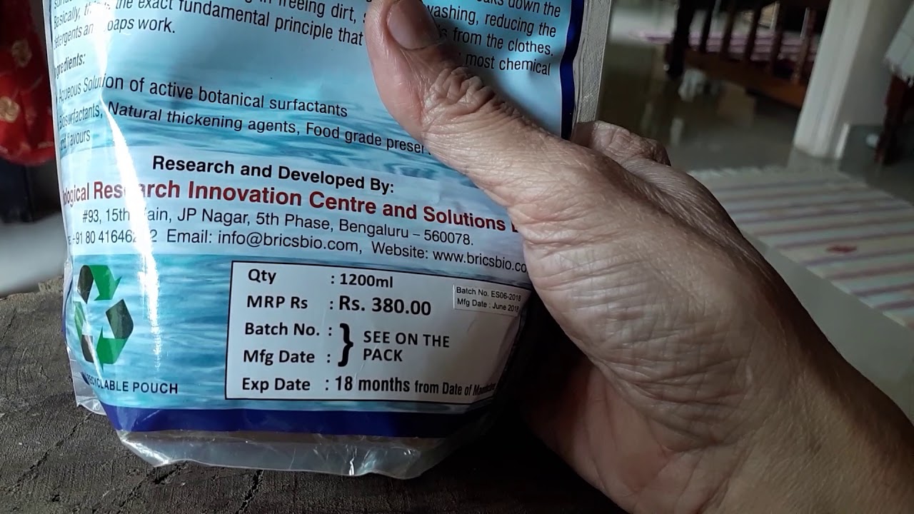 Soapnut fruit based washing liquid-Go green with a natural fabric wash