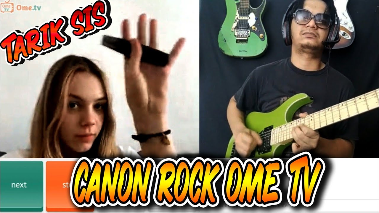 REAKSI BULE CANTIK OME TV, KETIKA MENDENGAR CANON ROCK, AUTO JOGED