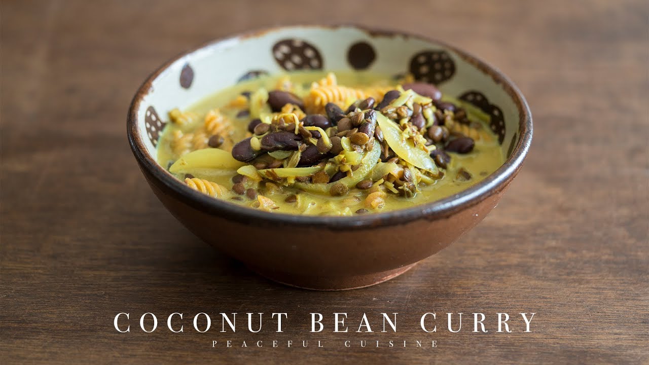 Coconut Bean Curry (vegan) ☆ ココナッツと豆のカレー