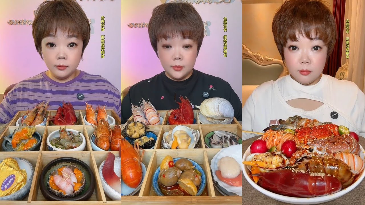 Asmrfood : Eating big Shrimp 🦐🍤🦐 { seafood 🦞🦞🦞🍢} #mukbang #eatingshow #seafood #cooking