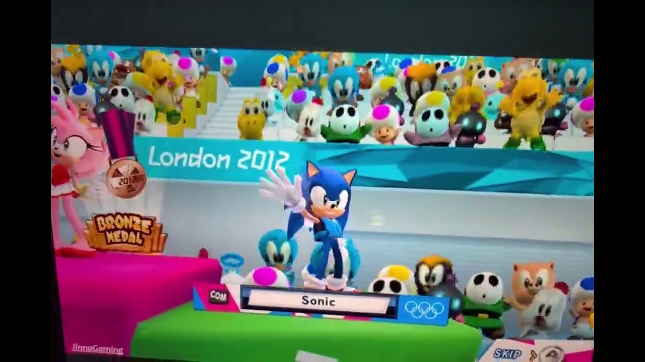 MARIO AND SONIC AT THE LONDON 2012 OLYMPIC GAMES 100m FREESTYLE 