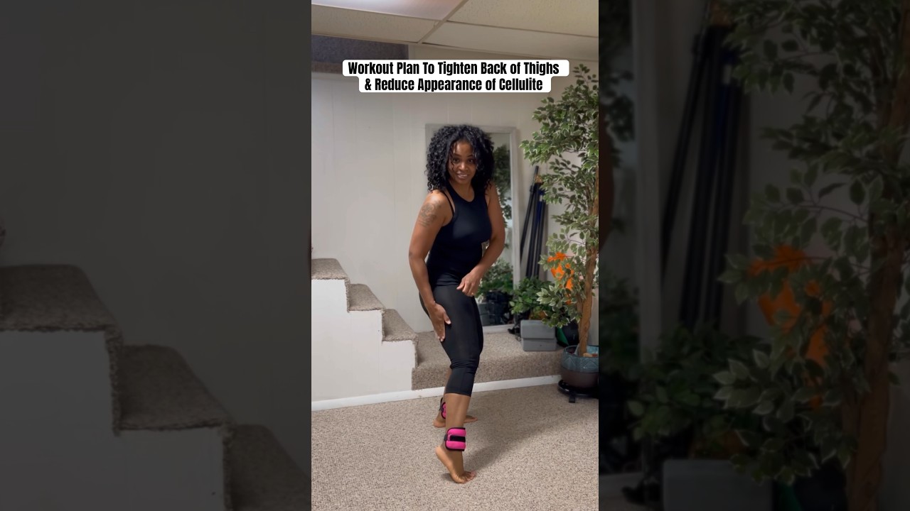 Tighten back of #thighs. Get rid of flab & reduce #cellulite.