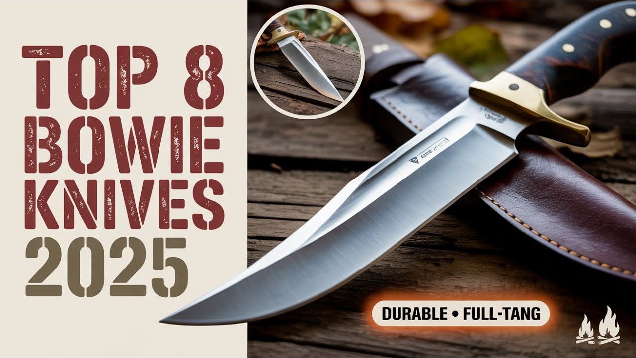 TOP 8 Best Bowie Knife 2025